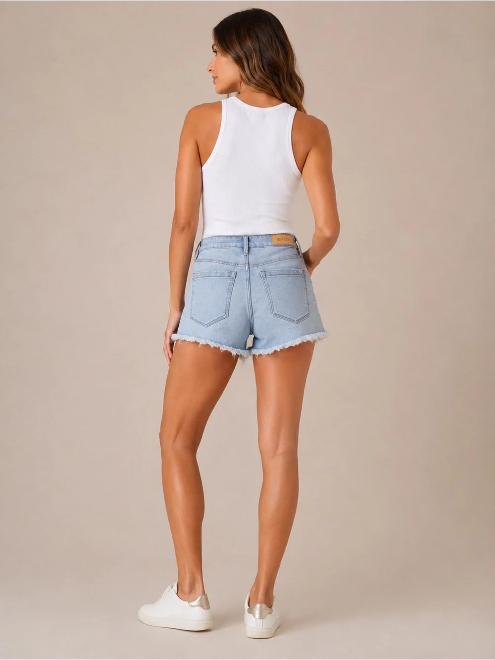BlankNYC The Astor Cutoff Shorts NWT Size 27 Organic Cotton Distressed Denim